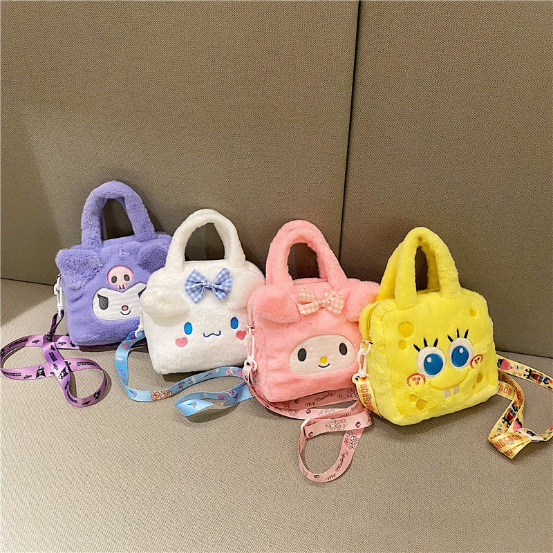 Cartoon sanrio plush handheld gift bag