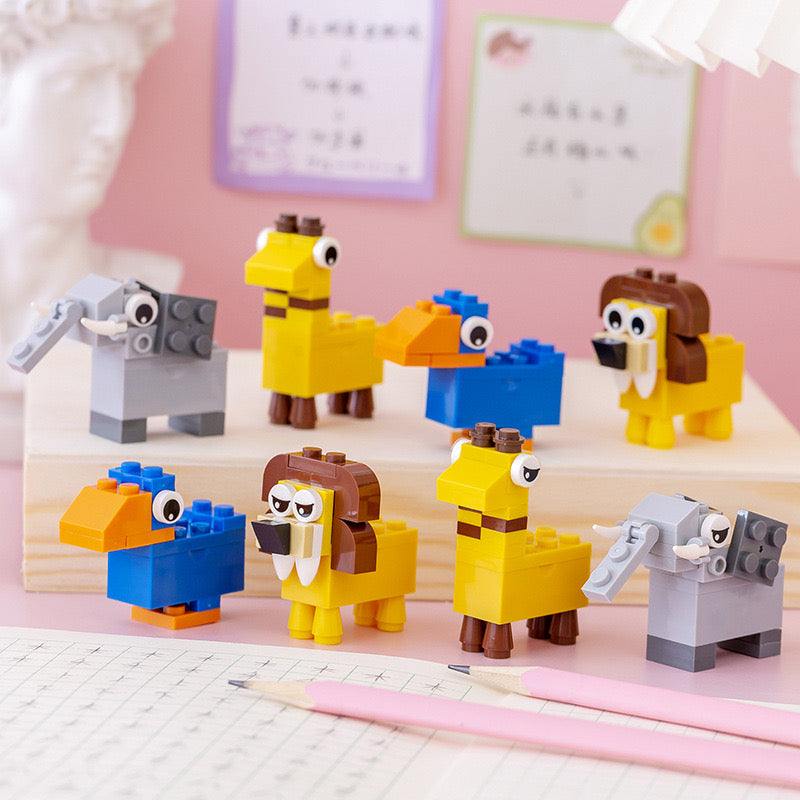 Animal Building Blocks Shape Manual Pencil Sharpeners