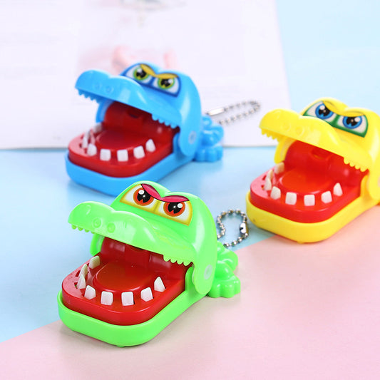 Mini alligator and shark biting finger game