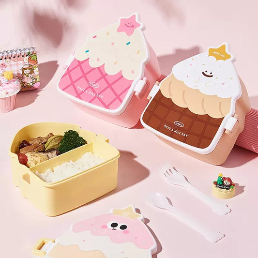 Christmas cupcake bento box lunch box