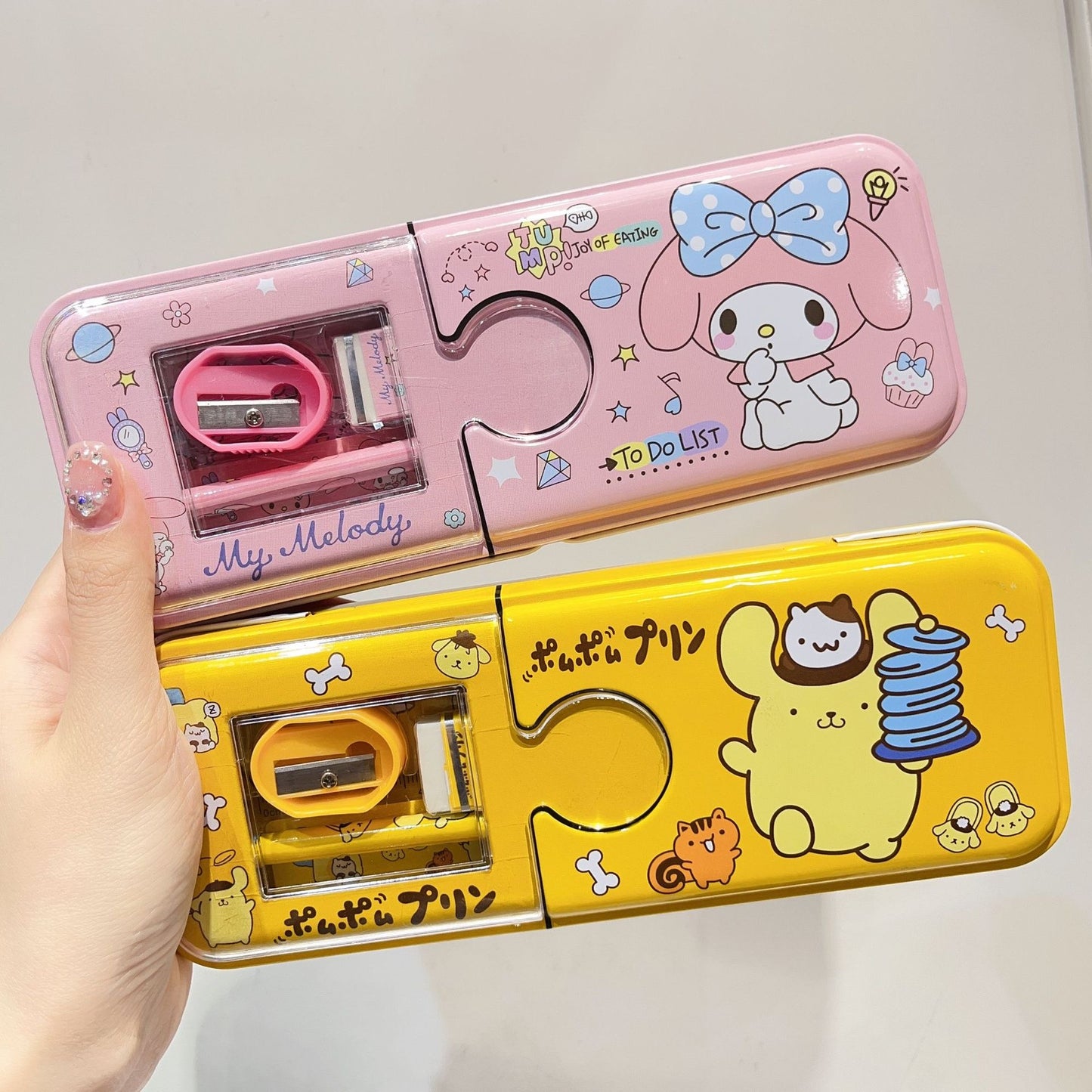 Sanrio cartoon 5 pcs pencil case set