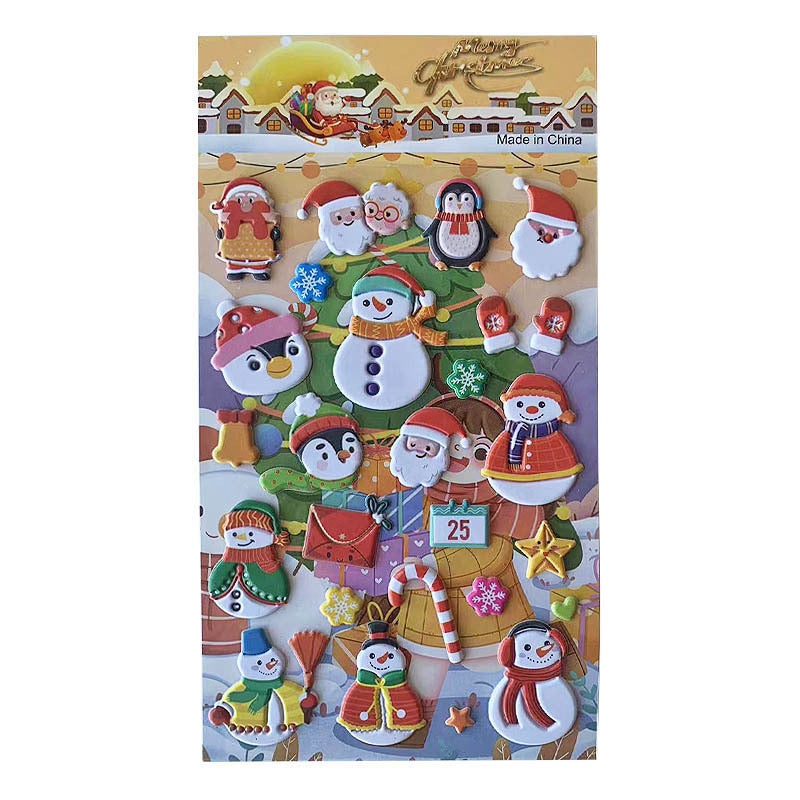 3D Christmas Stickers