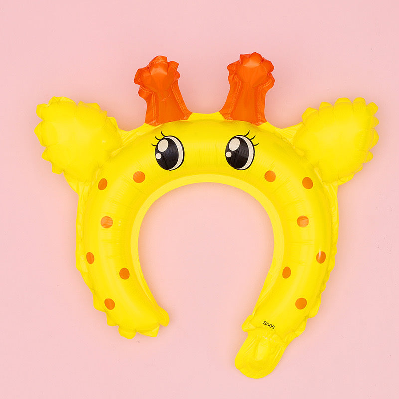 Safari party inflatable animal headbands