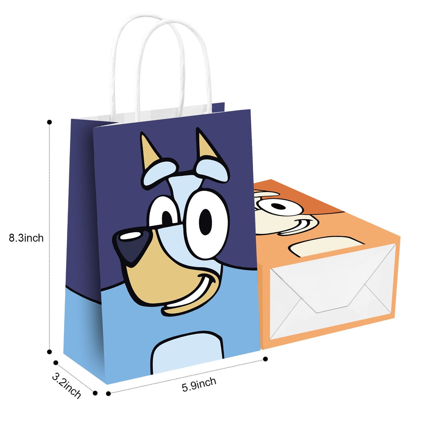 Bluey paper carrying gift bag