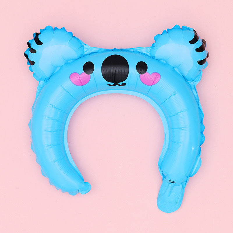 Safari party inflatable animal headbands