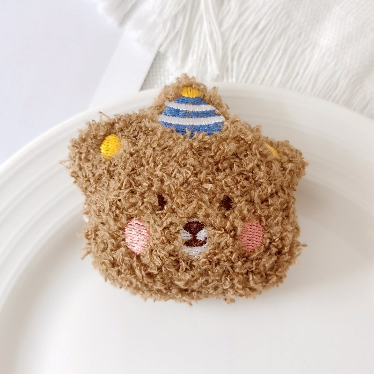 Cartoon bear plush decoration