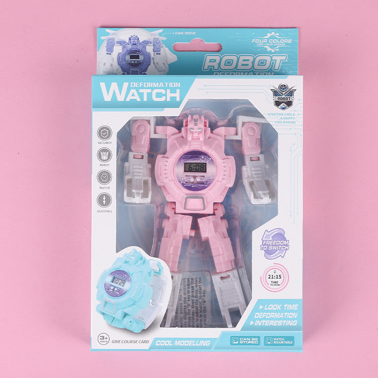 Robot electronic watch for kids