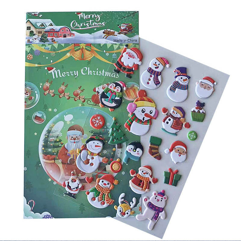 3D Christmas Stickers