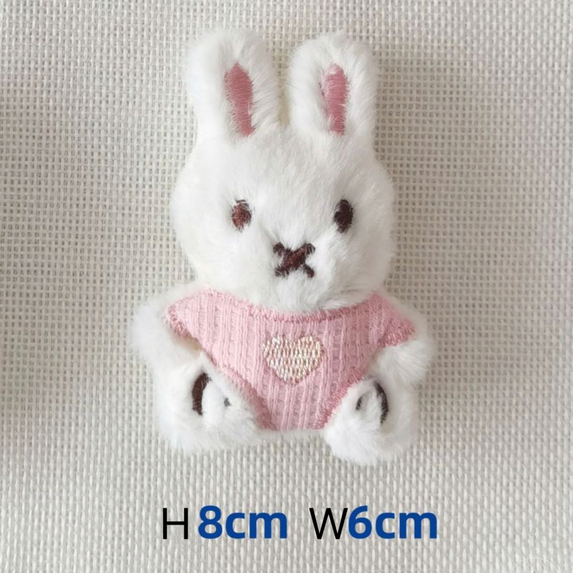 Cartoon bunny plush decoration