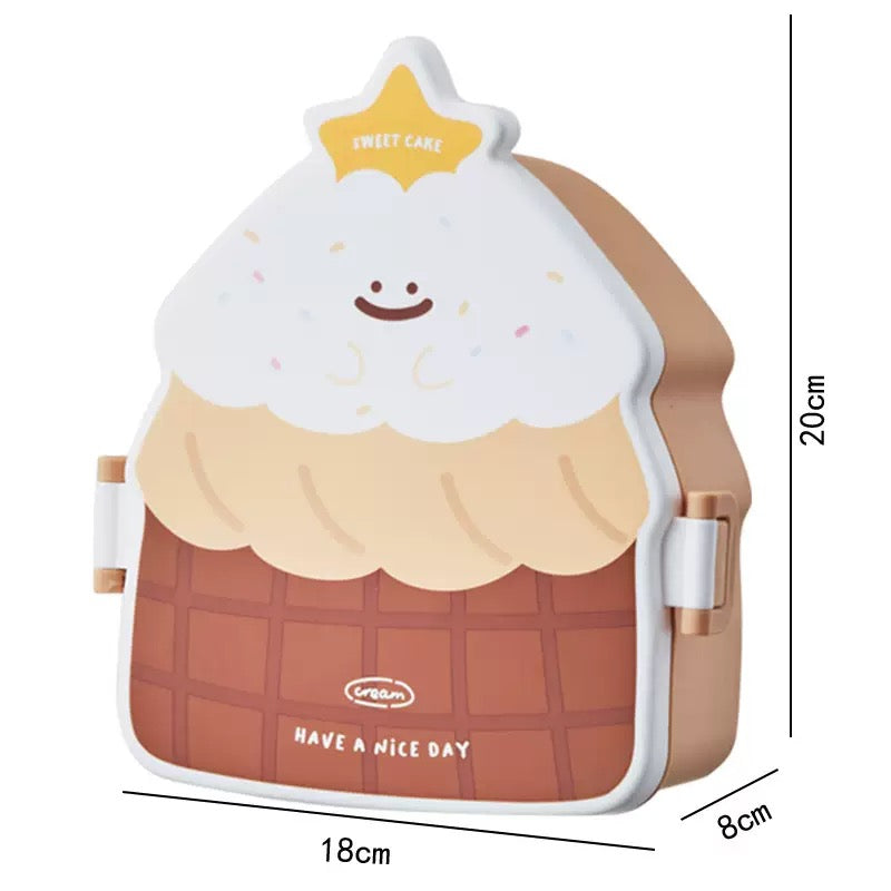 Christmas cupcake bento box lunch box