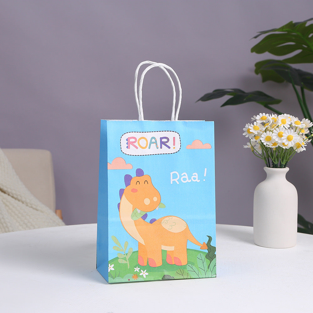 Dinosaur paper bag gift bag 21x15x8cm