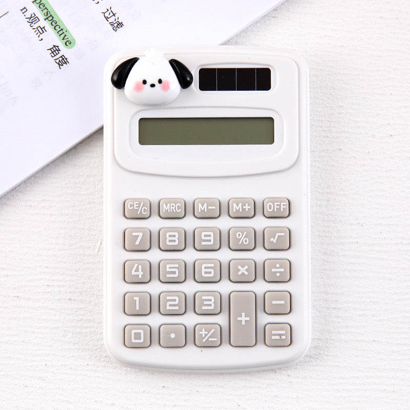 Cartoon mini calculator