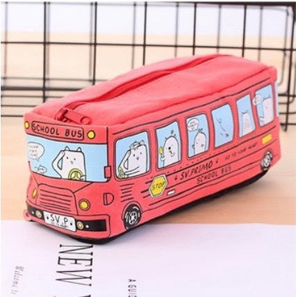 School bus pencil case