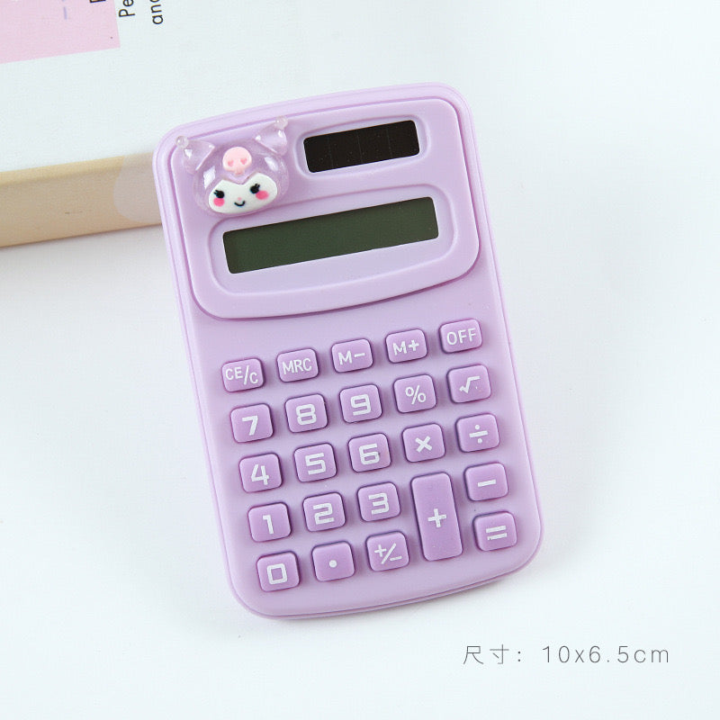 Cartoon mini calculator