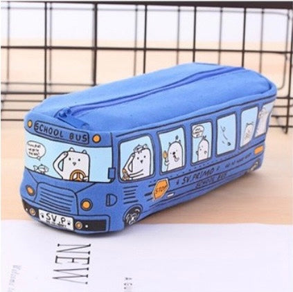 School bus pencil case