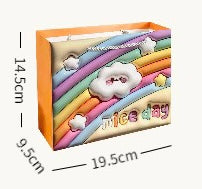 3D cartoon carrying gift bag