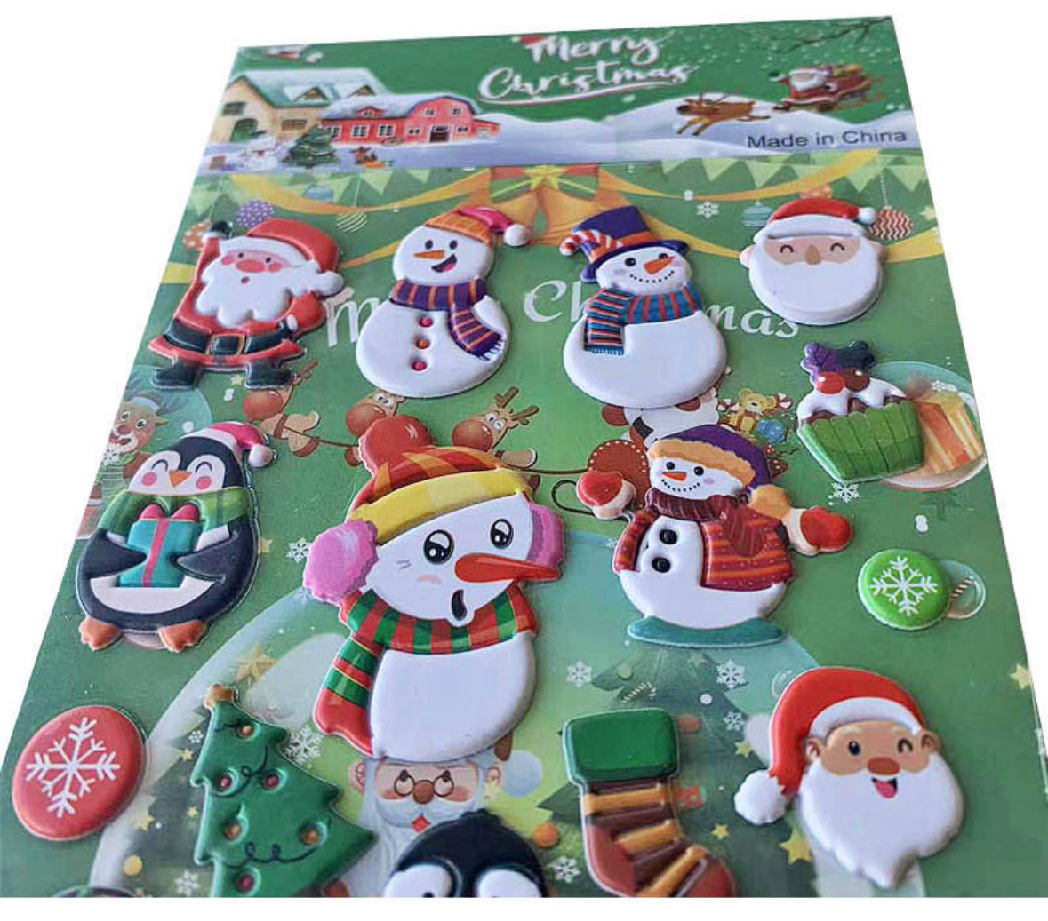 3D Christmas Stickers