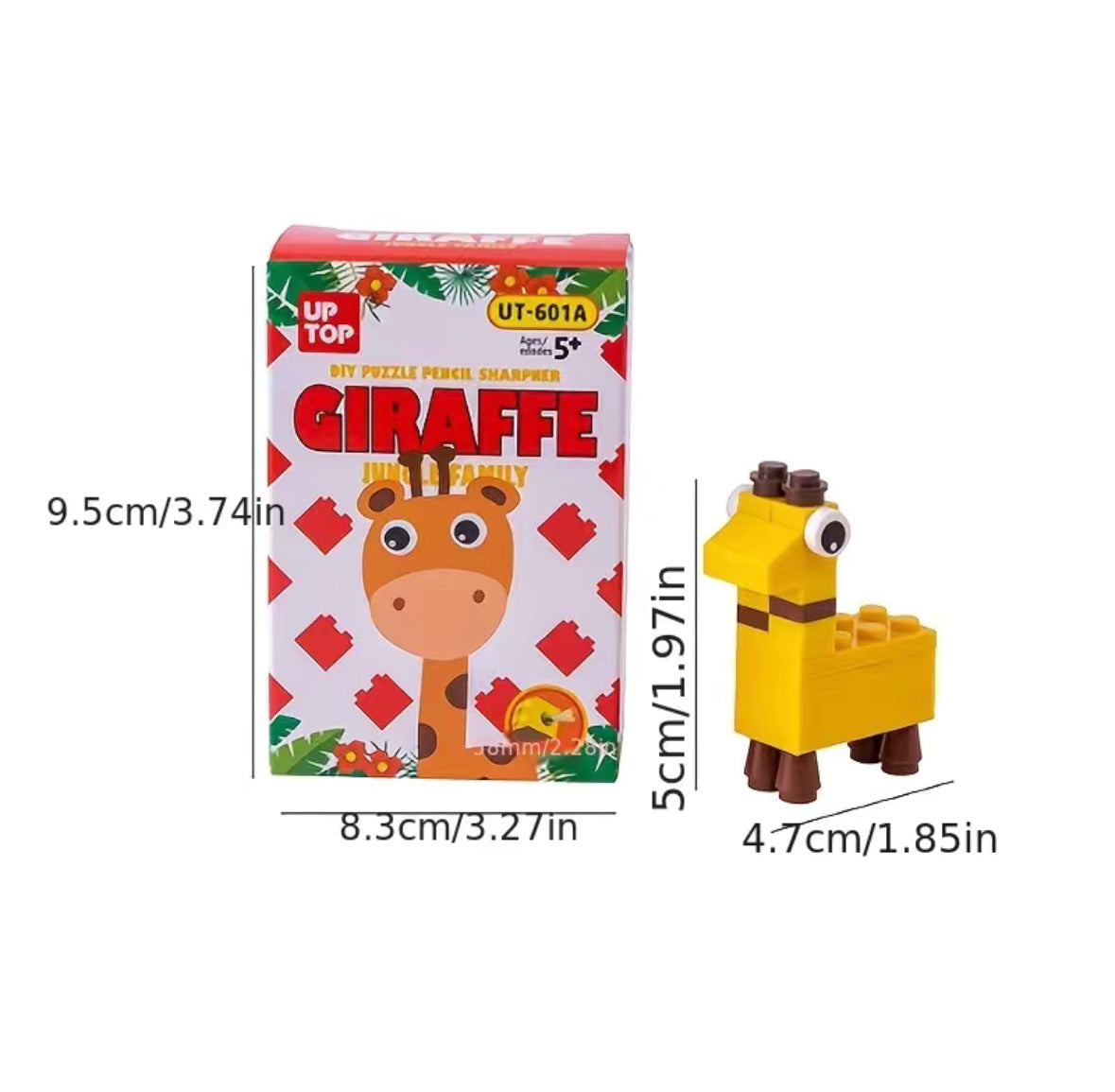 Animal Building Blocks Shape Manual Pencil Sharpeners