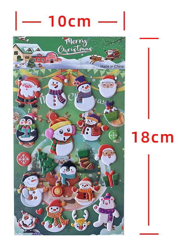 3D Christmas Stickers